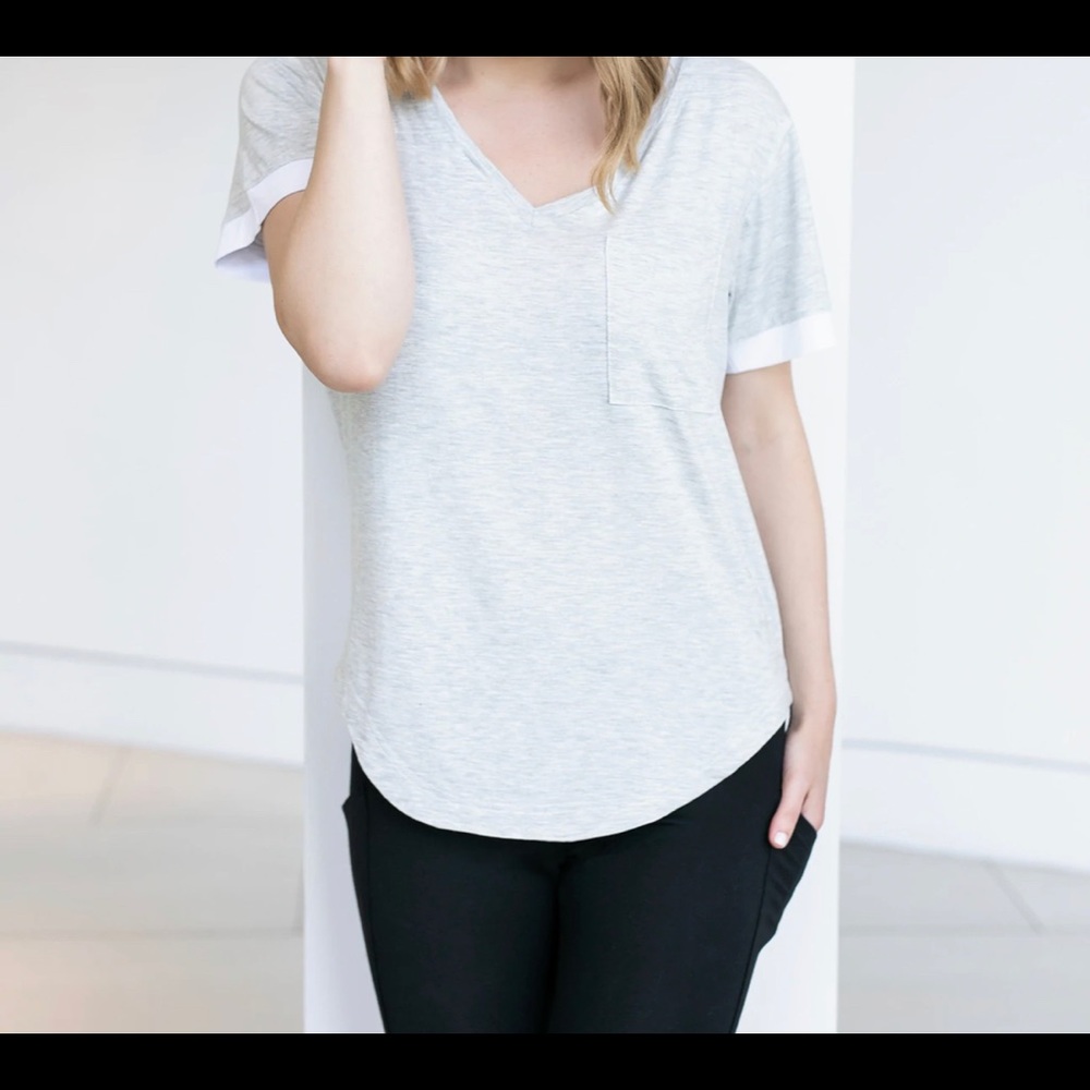 Essential Basic Gray Pocket Tee